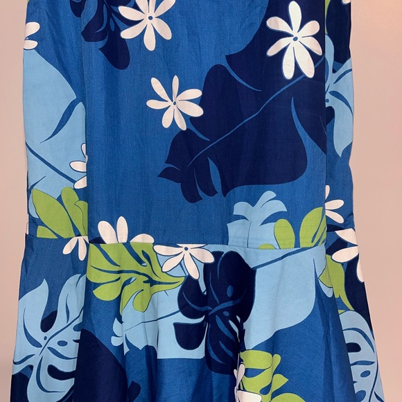 Vintage Hoku Hawaiian Long Dress Size L - Picture 2 of 6